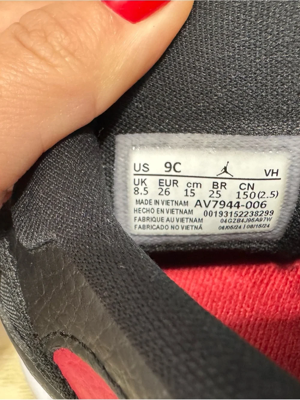Air Jordan Kids' Basketball Sneakers 9C
